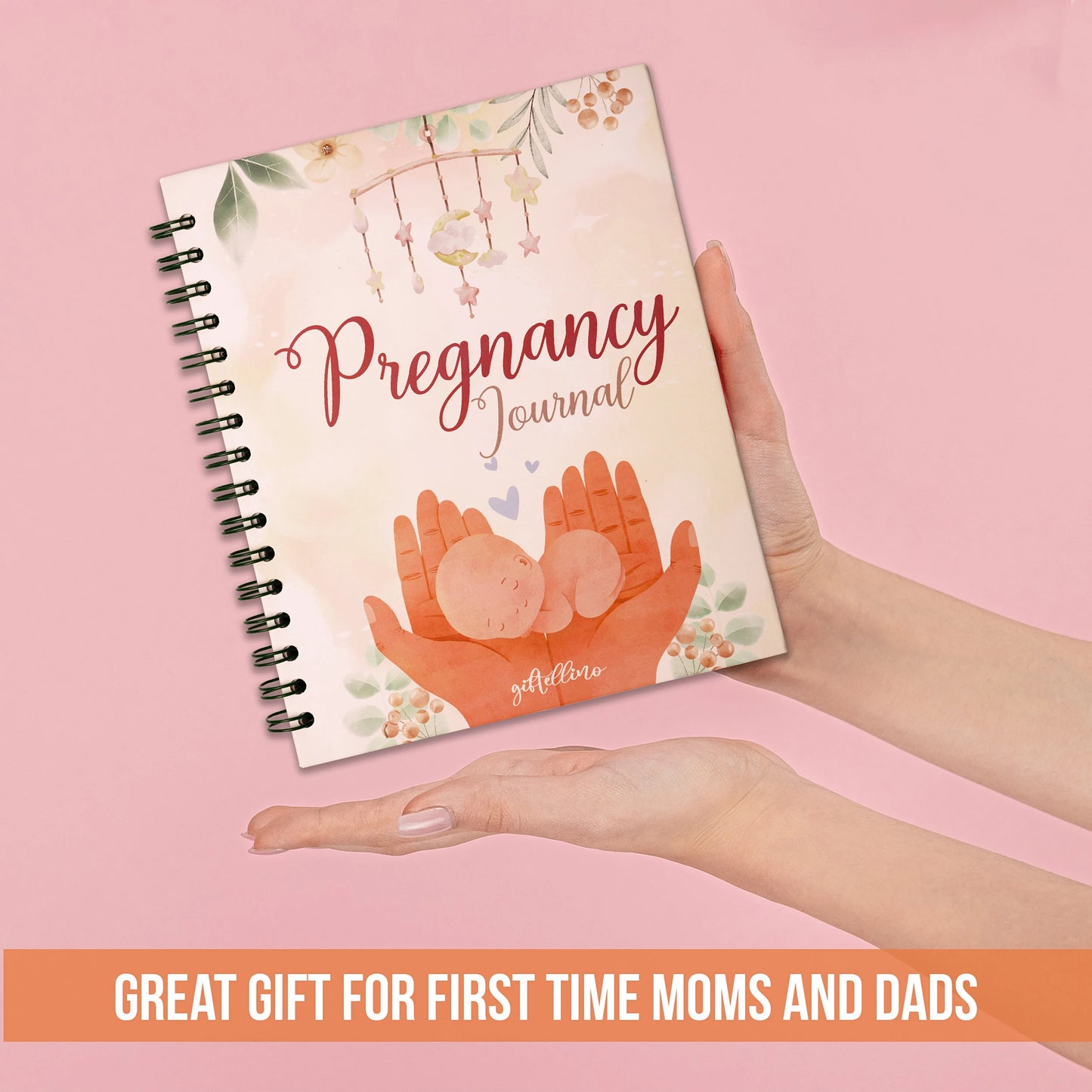 Pregnancy Journal for Expecting Mothers - First Time Moms Pregnancy Memory Book - Pregnancy Baby Bump Notebook