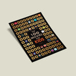 Scratch off Kids Movies Poster - Top 100 Kids Movies and Cartoons - Kids Films Checklist - Kids Cinema Bucketlist Map - Best Gift for Kids