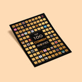 Top 100 Scratch off Comedy Movies Poster - Best Comedy Cinema Bucketlist - Comedy Films Chart - Movie Challenge to Do List