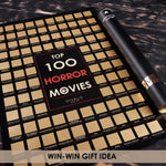 3 in 1 Gift Set Scratch off Posters of Horror Movies Comedies and Kids Movies - Scratchable Poster Bucketlist - Top 300 Films Checklist